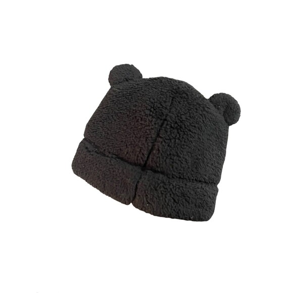 The North Face Littles Bear Beanie Black w/white ears Black logo XS (6-24Mo) - Picture 4 of 5